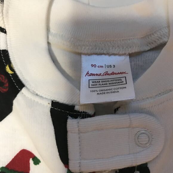 NWT Hanna Andersson 100% Organic Cotton Christmas Penguin Pajamas 90 - Picture 5 of 6